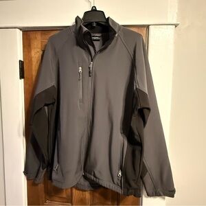 Men's Gray and Black Performance Jacket
